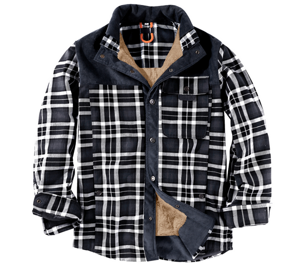 Alexander - Lumberjack Outdoor Jacket with Fleece Lining