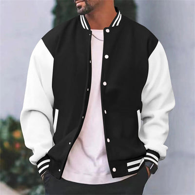 Peter - Classic Wool Blend Varsity Jacket Men
