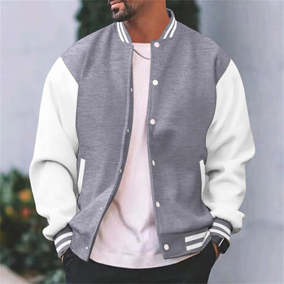 Peter - Classic Wool Blend Varsity Jacket Men