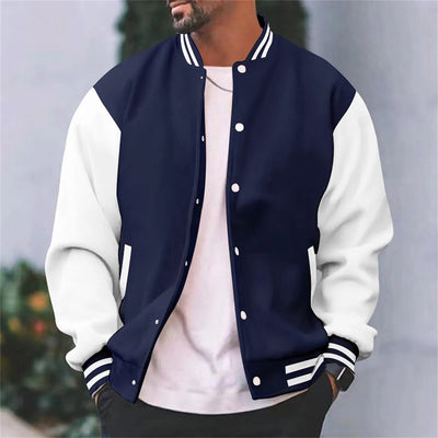 Peter - Classic Wool Blend Varsity Jacket Men
