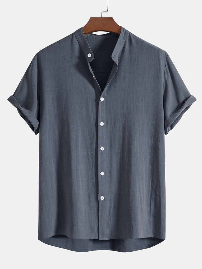 Leinenhemd Herren Old Money-6