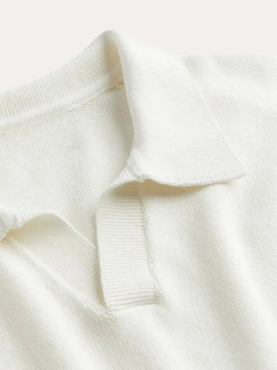Omar - Old Money Wool Polo Sweater