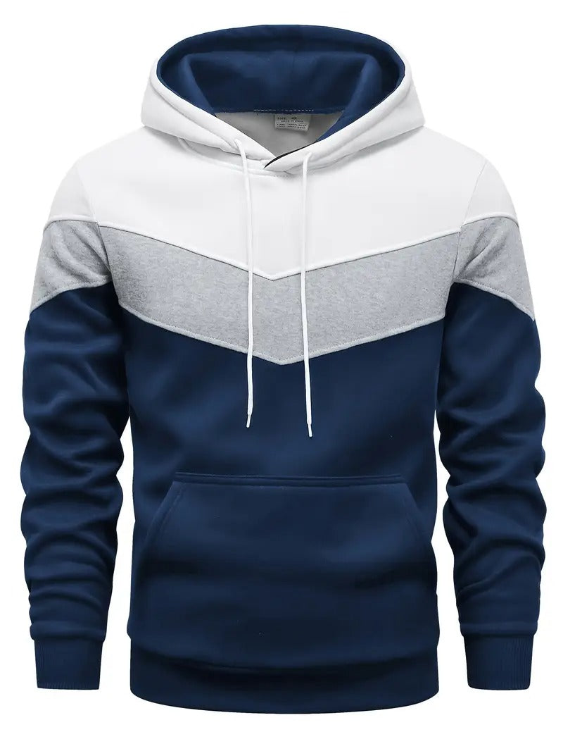 Color Block Graphic Hoodie