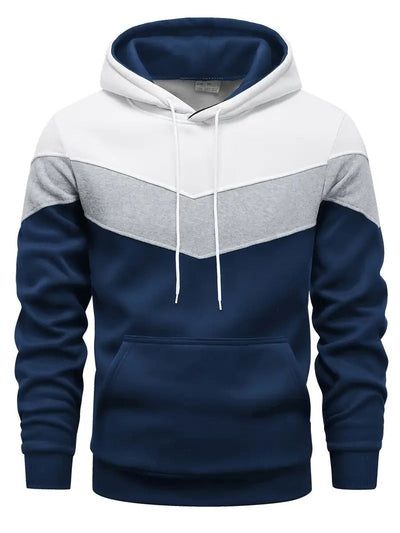 Color Block Graphic Hoodie