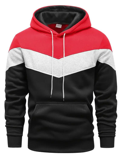 Color Block Graphic Hoodie