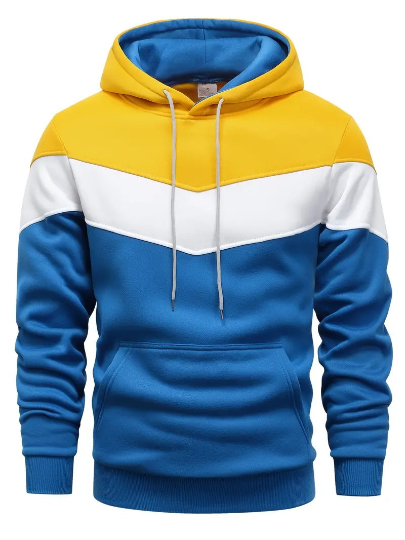 Color Block Graphic Hoodie