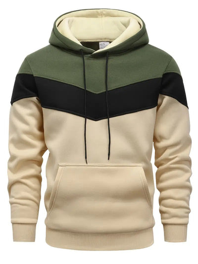 Color Block Graphic Hoodie
