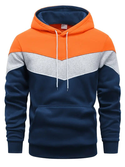Color Block Graphic Hoodie