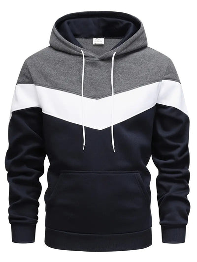 Color Block Graphic Hoodie