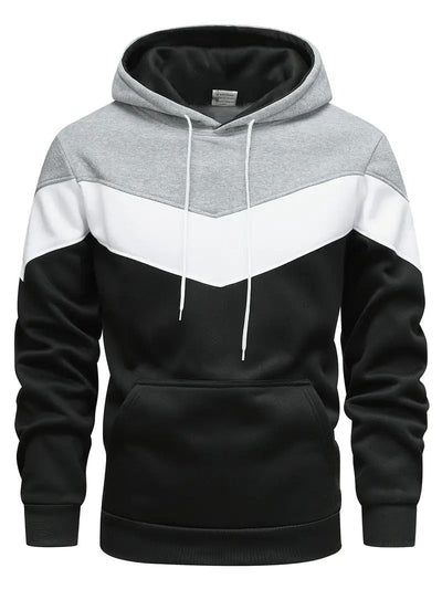Color Block Graphic Hoodie