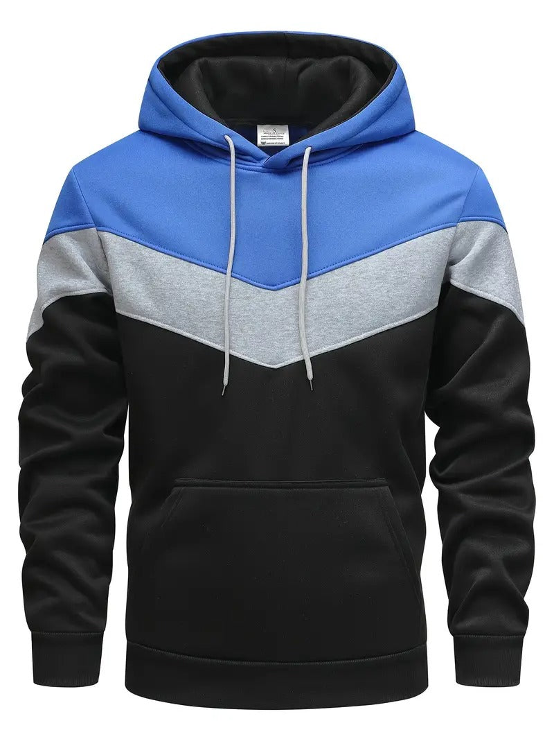 Color Block Graphic Hoodie