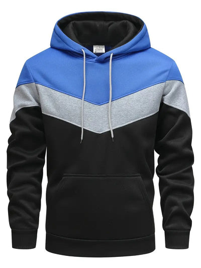 Color Block Graphic Hoodie
