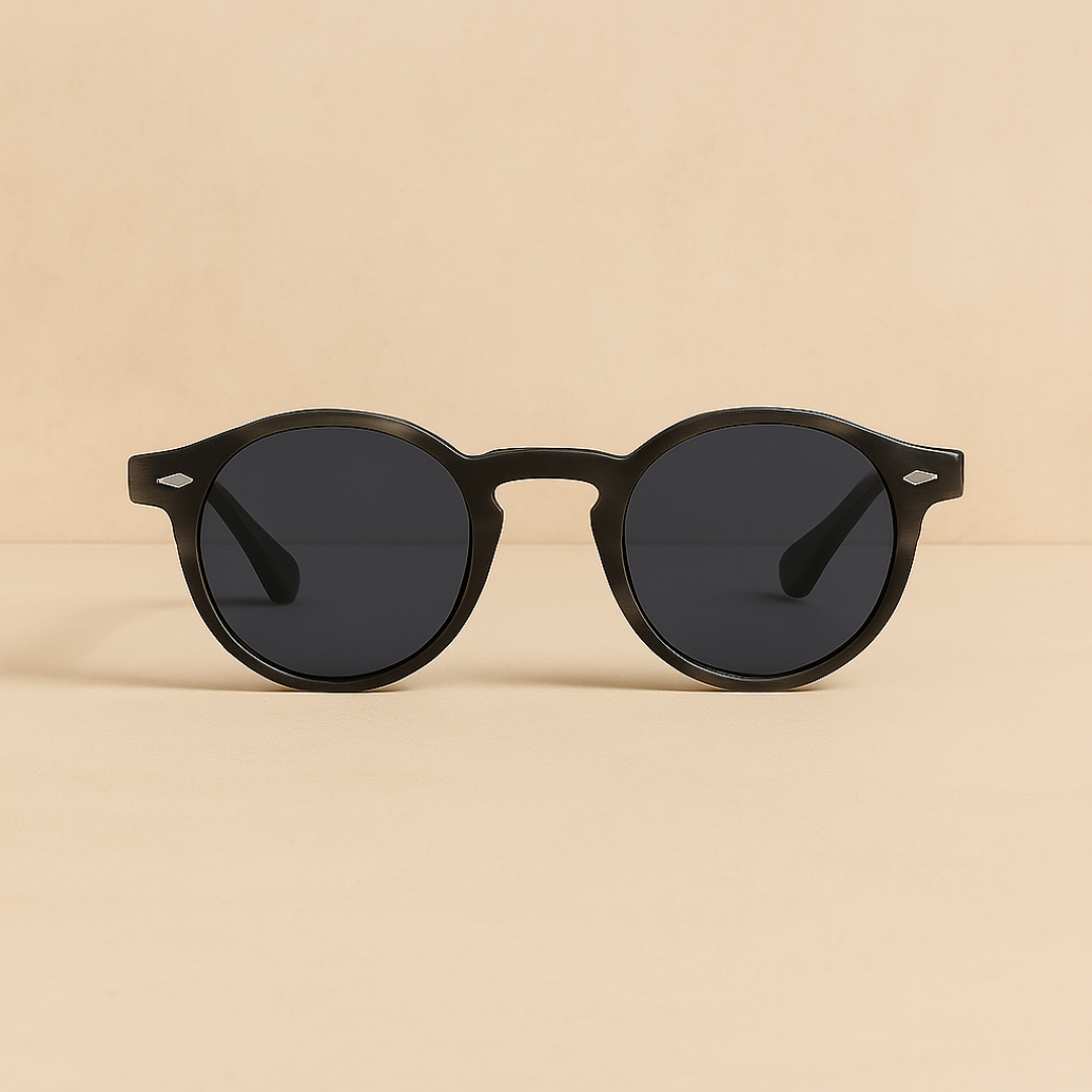 Sonnenbrille Herren Rund-4