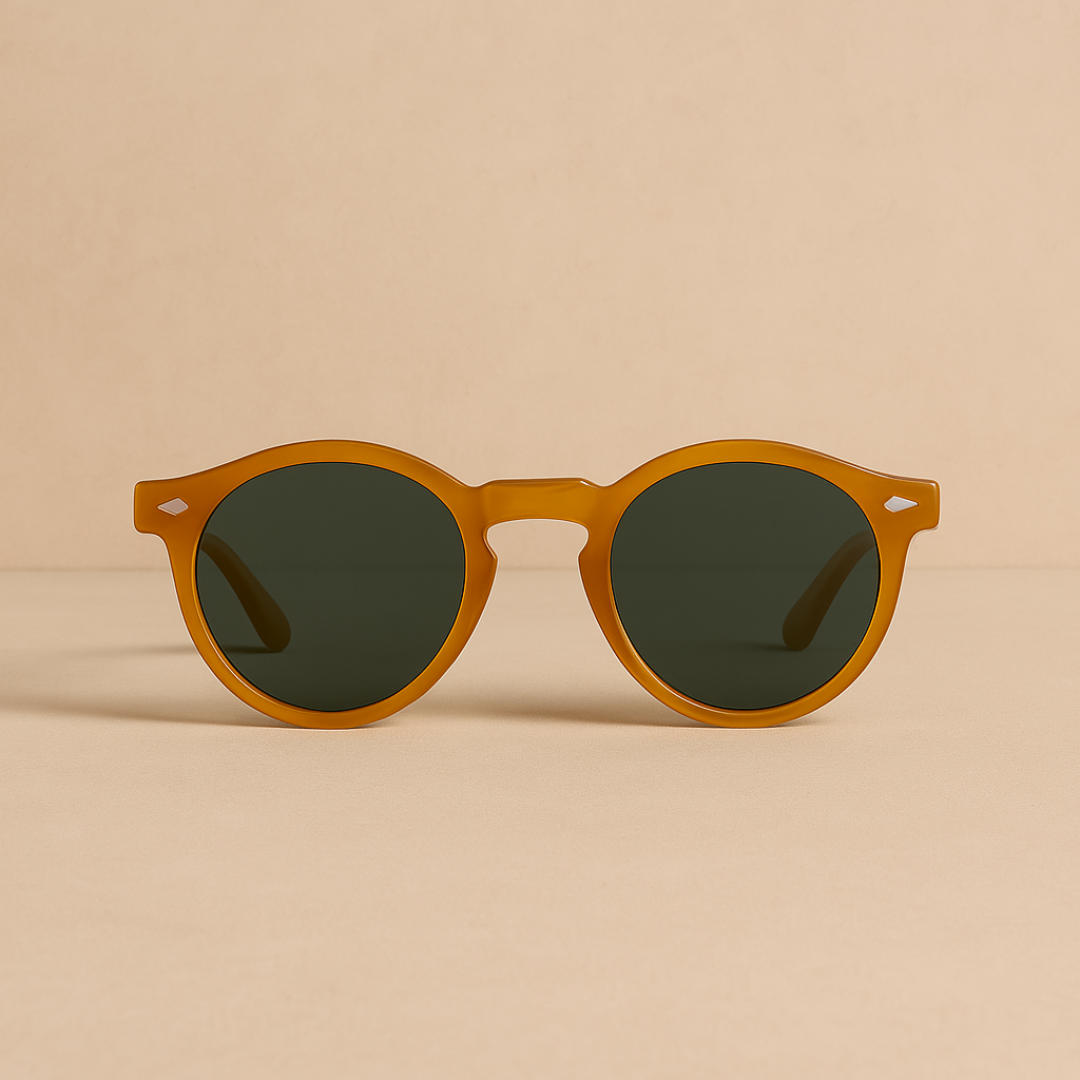 Sonnenbrille Herren Rund-5