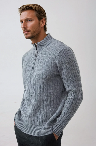 Pedro - Men’s Wool Cable Knit Jumper
