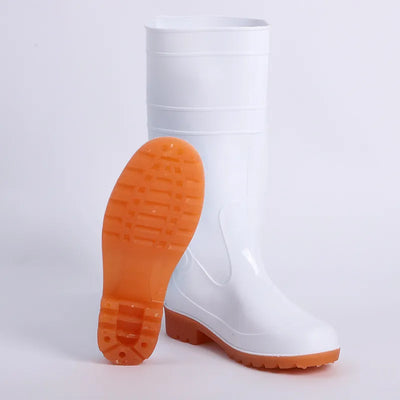 White Wellies - Waterproof & Non-Slip