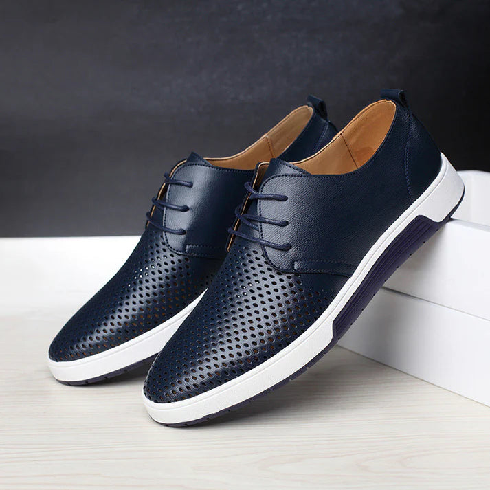 Orthopaedic Office Shoes with Breathable Pattern Men
