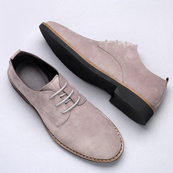 Suede Look Casual Office Shoes Men