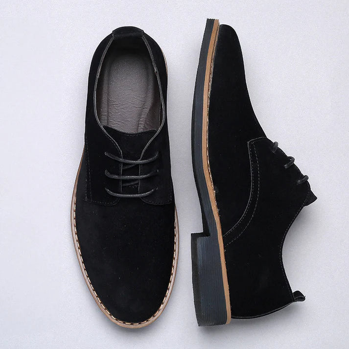 Suede Look Casual Office Shoes Men