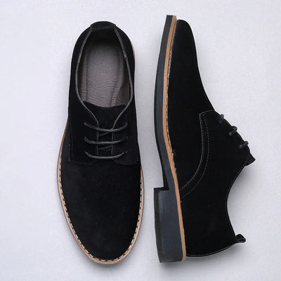 Suede Look Casual Office Shoes Men