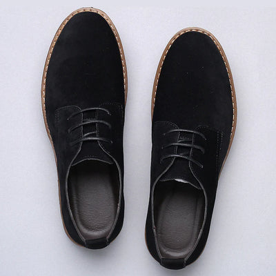 Suede Look Casual Office Shoes Men