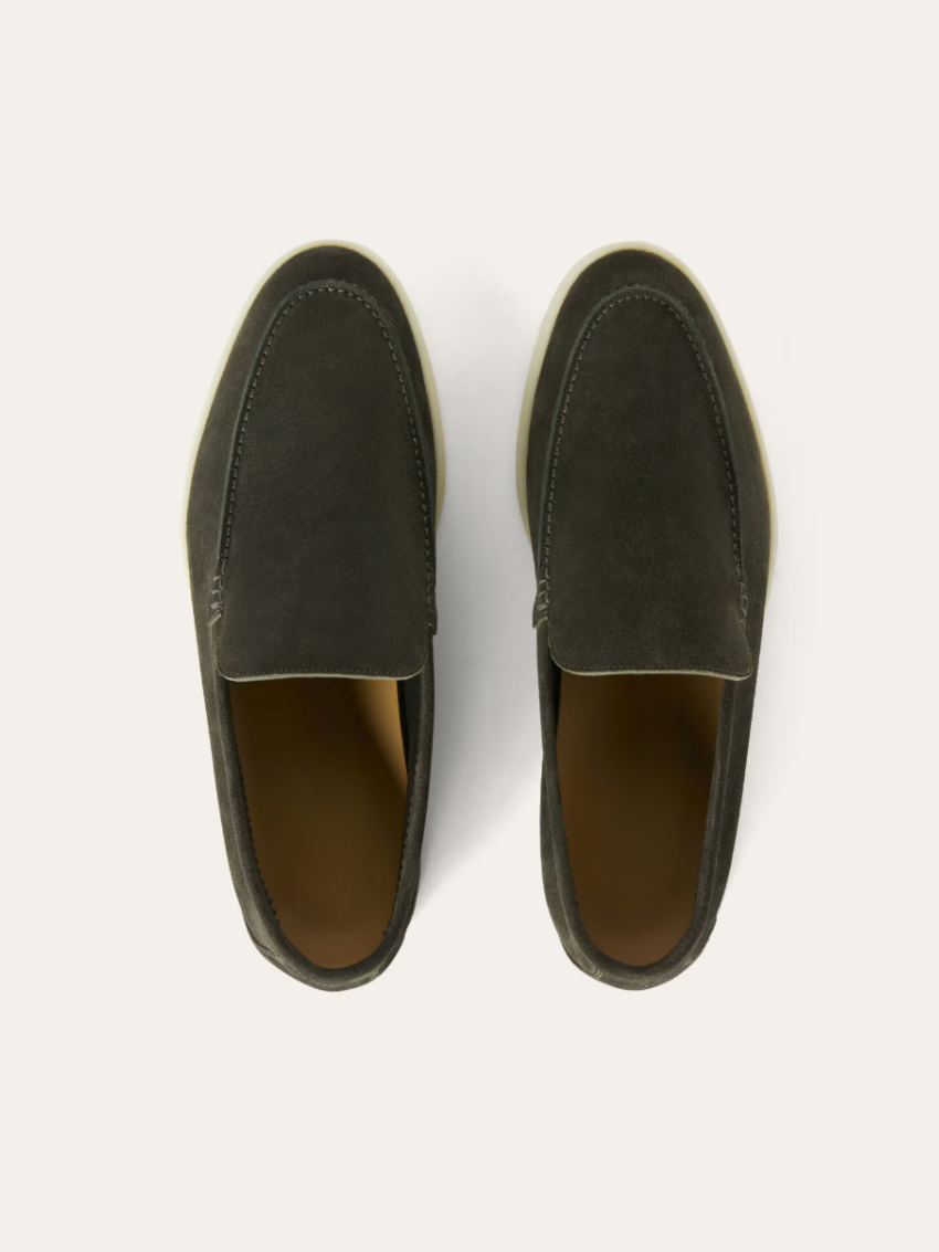 Brent - Old Money Dark Green Loafers