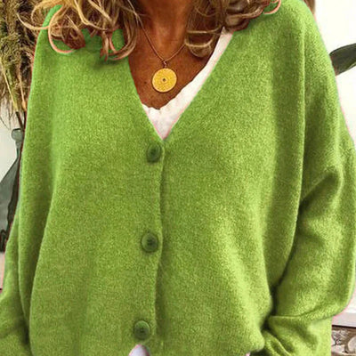 Diana - Women's V-Neck Cardigan 12