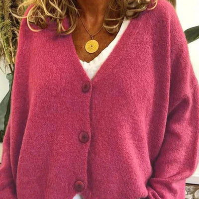 Diana - Women's V-Neck Cardigan 14
