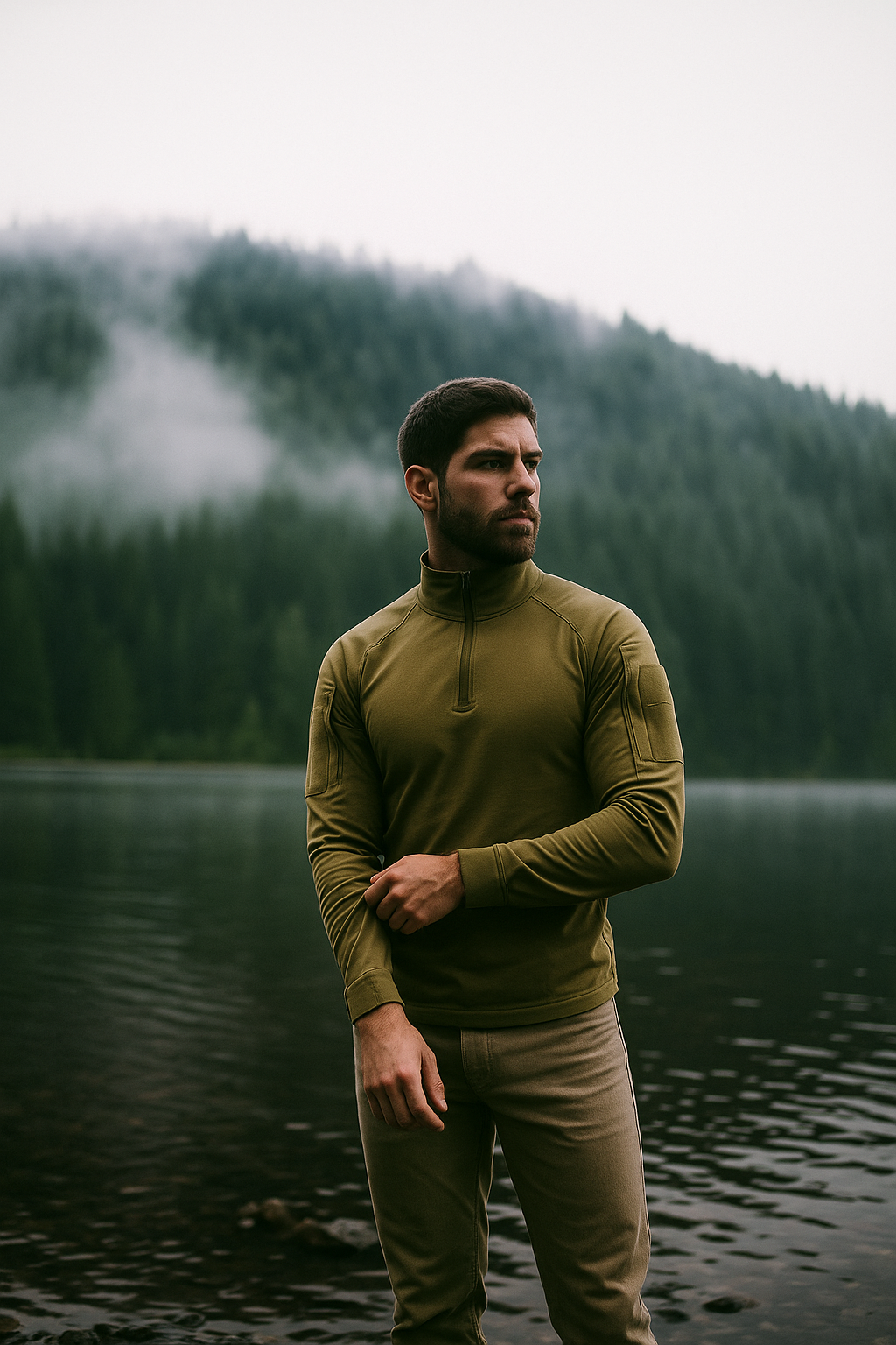 Durable Outdoor Long-Sleeve Work Sweater