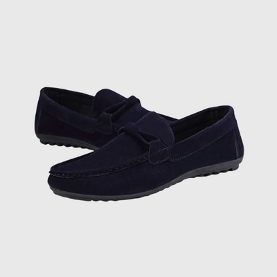 Daniel - Classic Navy Blue Moccasins
