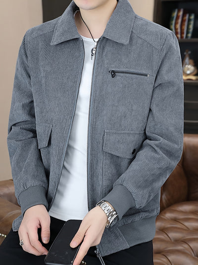 Elegant Corduroy Casual Jacket