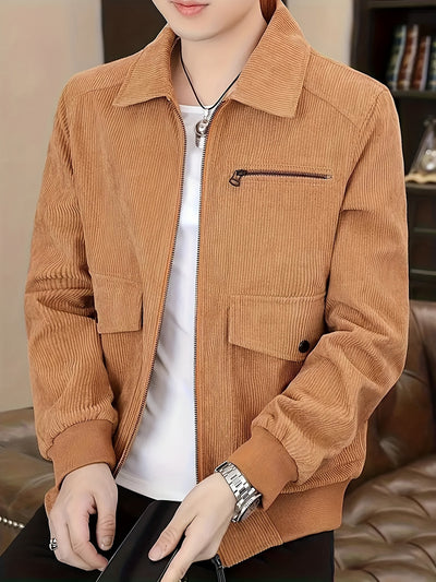 Elegant Corduroy Casual Jacket