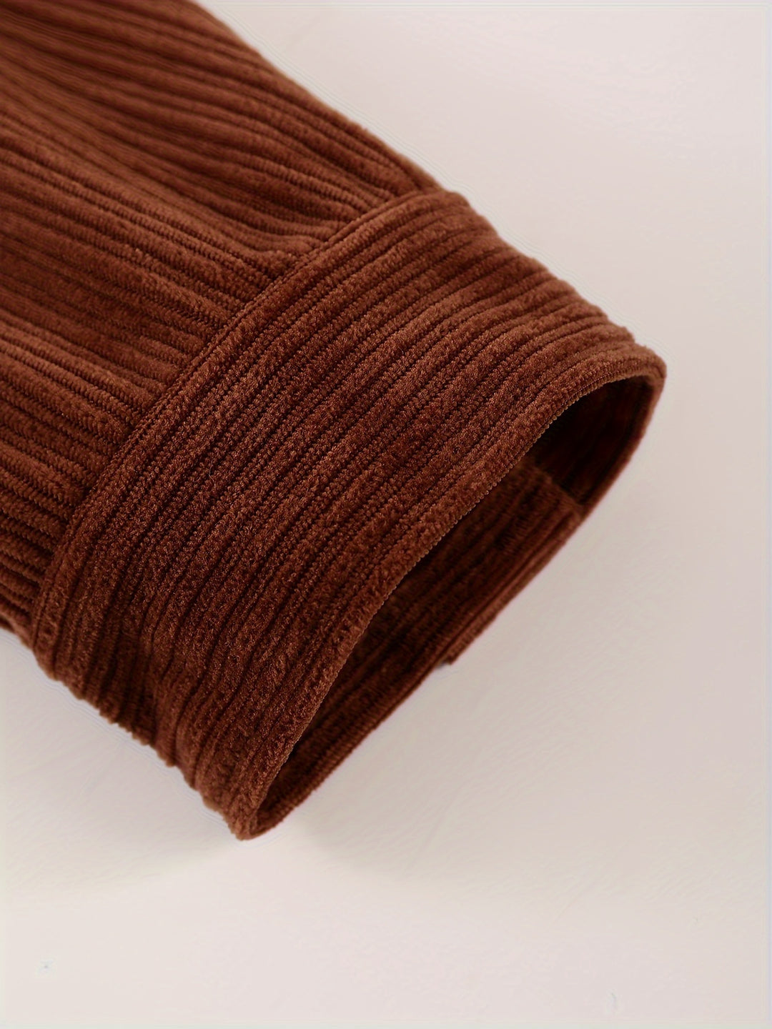 Elegant Corduroy Tracksuit Set