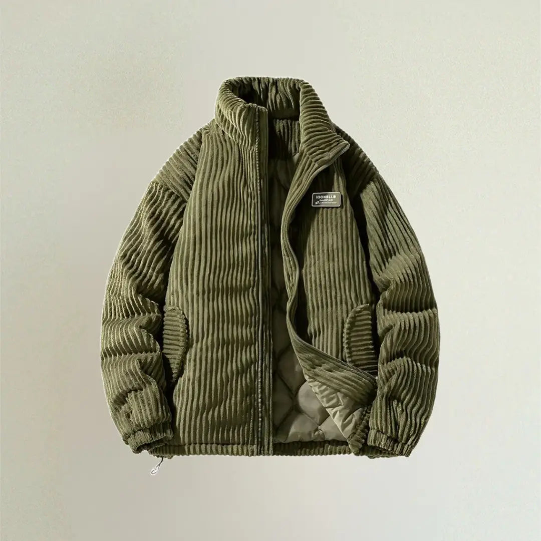 Adam - Stylish Corduroy Puffer Jacket Men