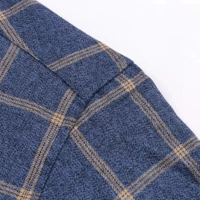 Elegant Diamond Pattern Cotton Shirt