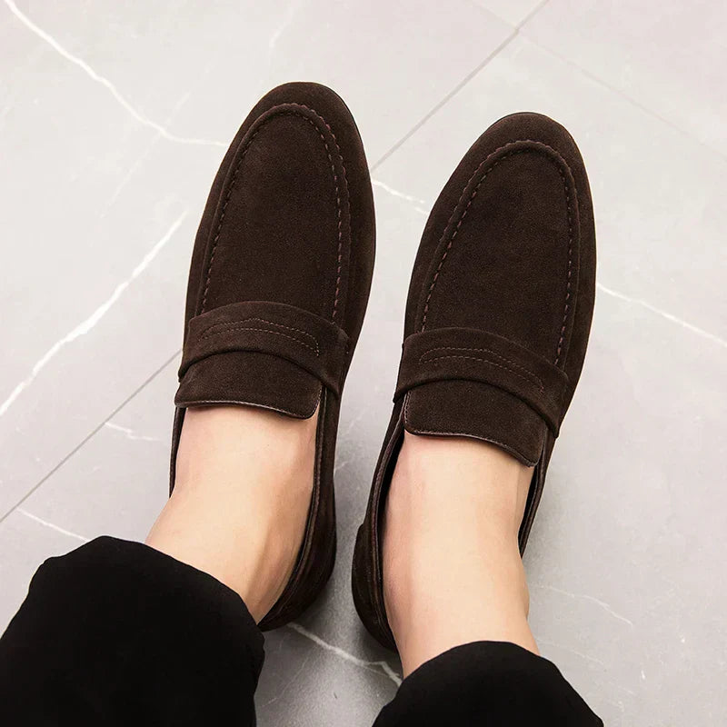 Elegant Penne Suede Men's Loafers