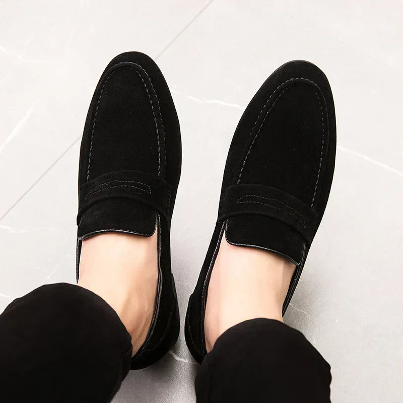 Elegant Penne Suede Men's Loafers