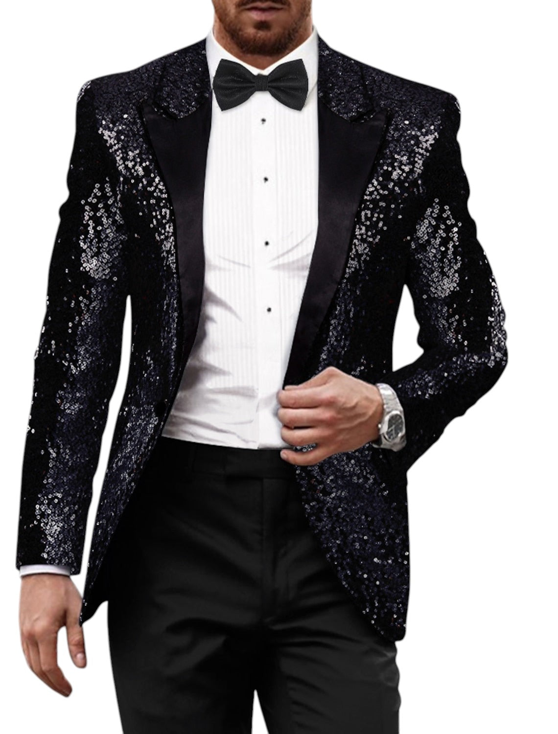 Ollie | Elegant Glitter Men's Blazer Suit