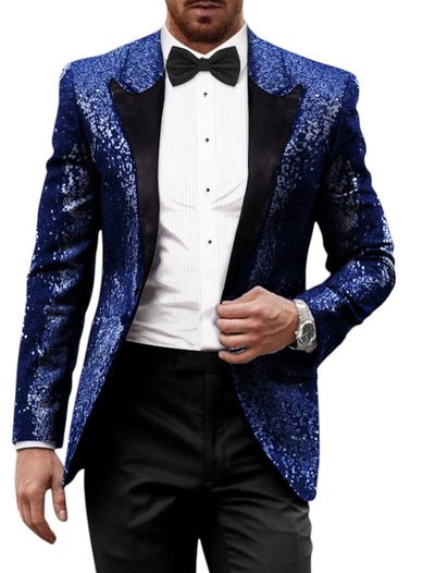 Ollie | Elegant Glitter Men's Blazer Suit