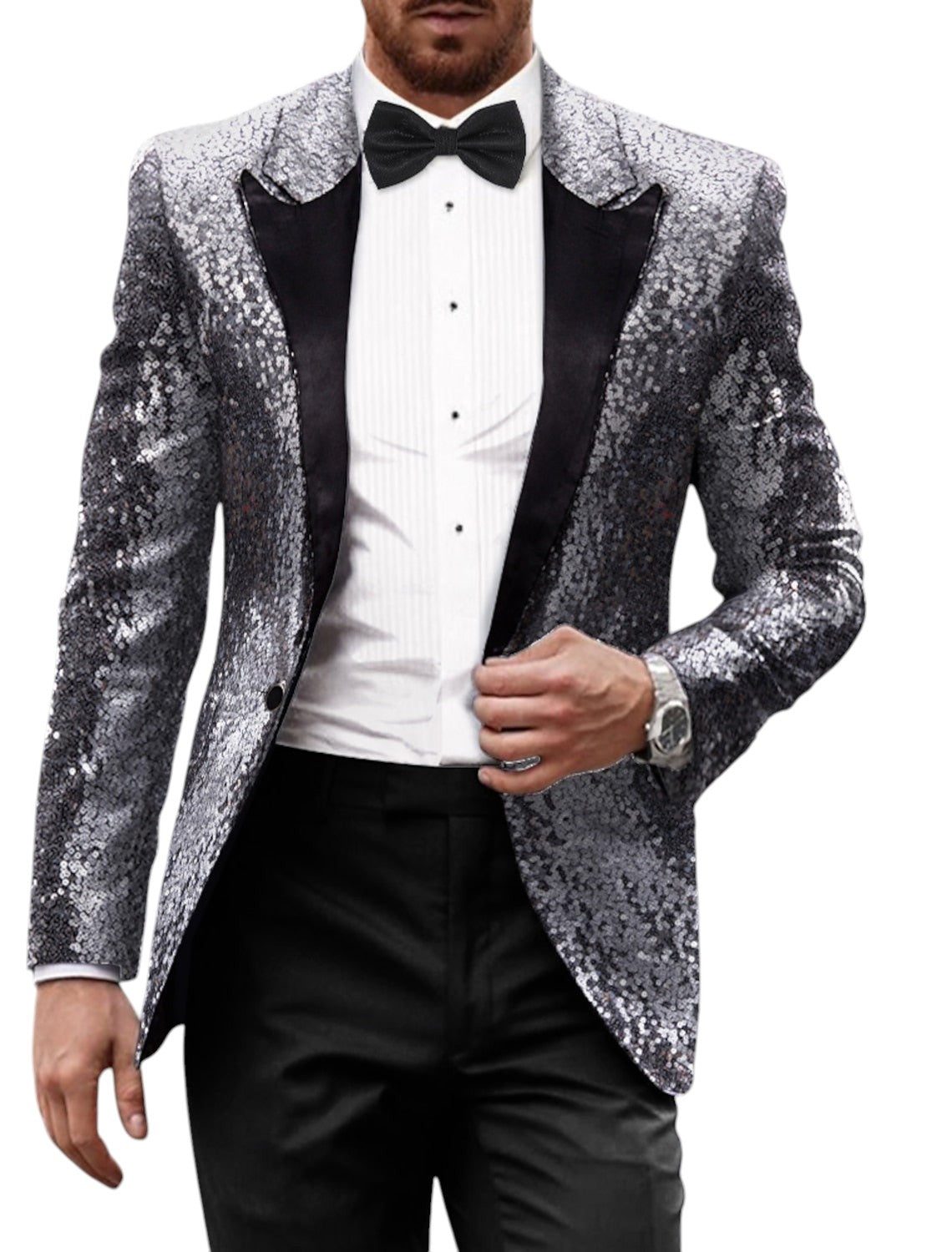 Ollie | Elegant Glitter Men's Blazer Suit