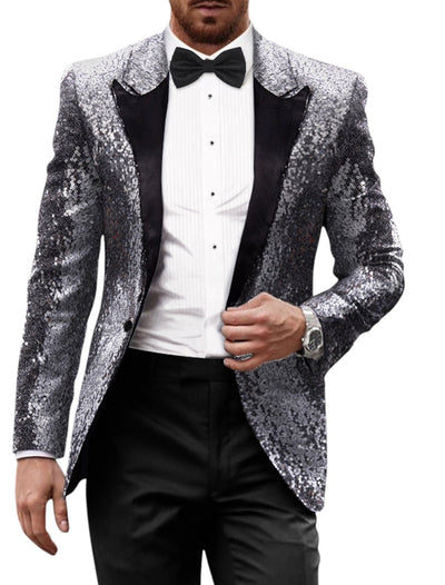 Ollie | Elegant Glitter Men's Blazer Suit