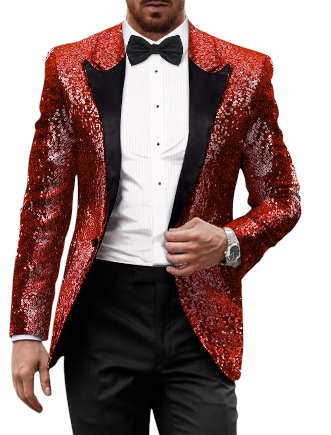 Ollie | Elegant Glitter Men's Blazer Suit