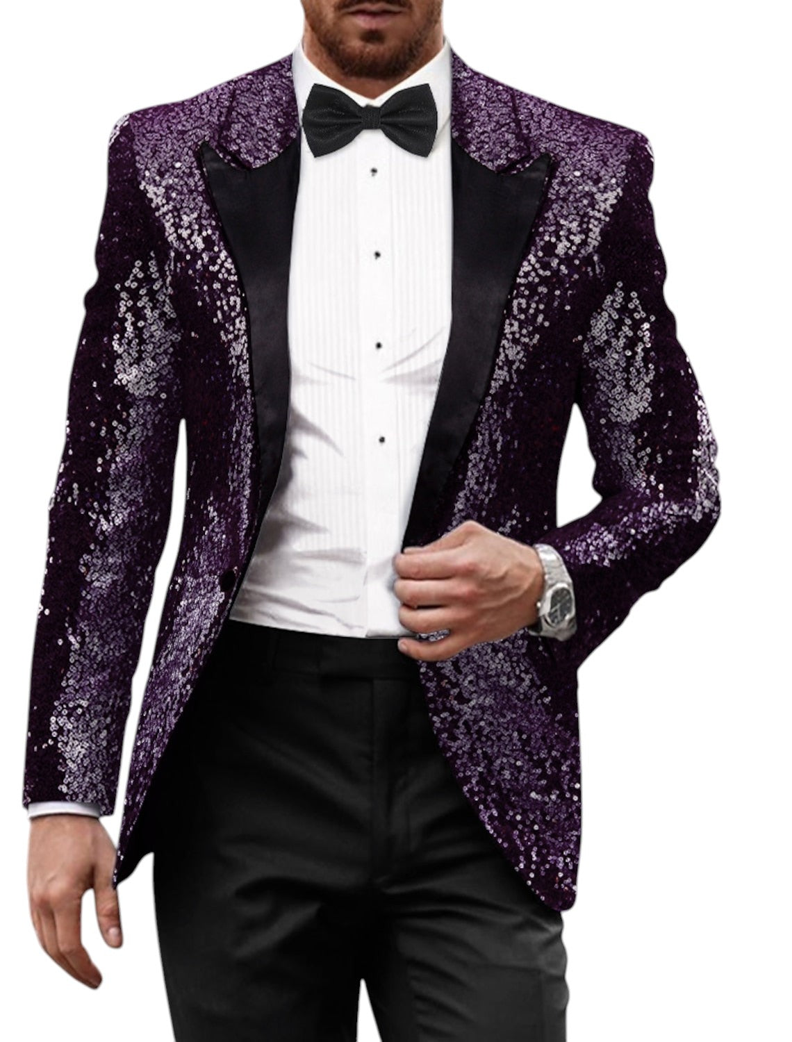Ollie | Elegant Glitter Men's Blazer Suit