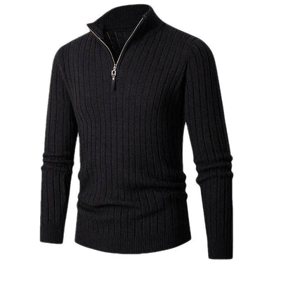 Elegant Half-Zip Jumper Men