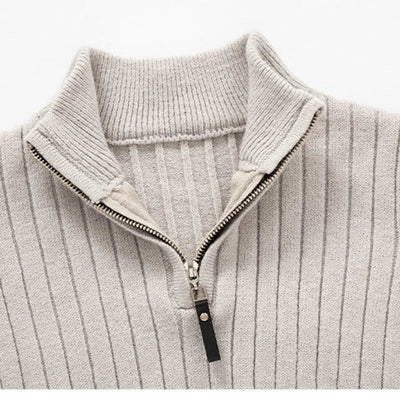Elegant Half-Zip Jumper Men