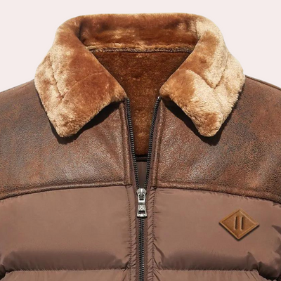 Edward - Insulated Faux Fur Winter Jacket Men