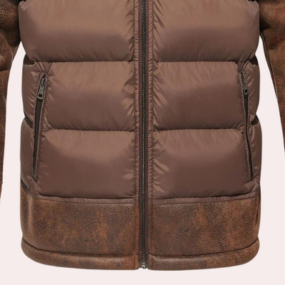Edward - Insulated Faux Fur Winter Jacket Men