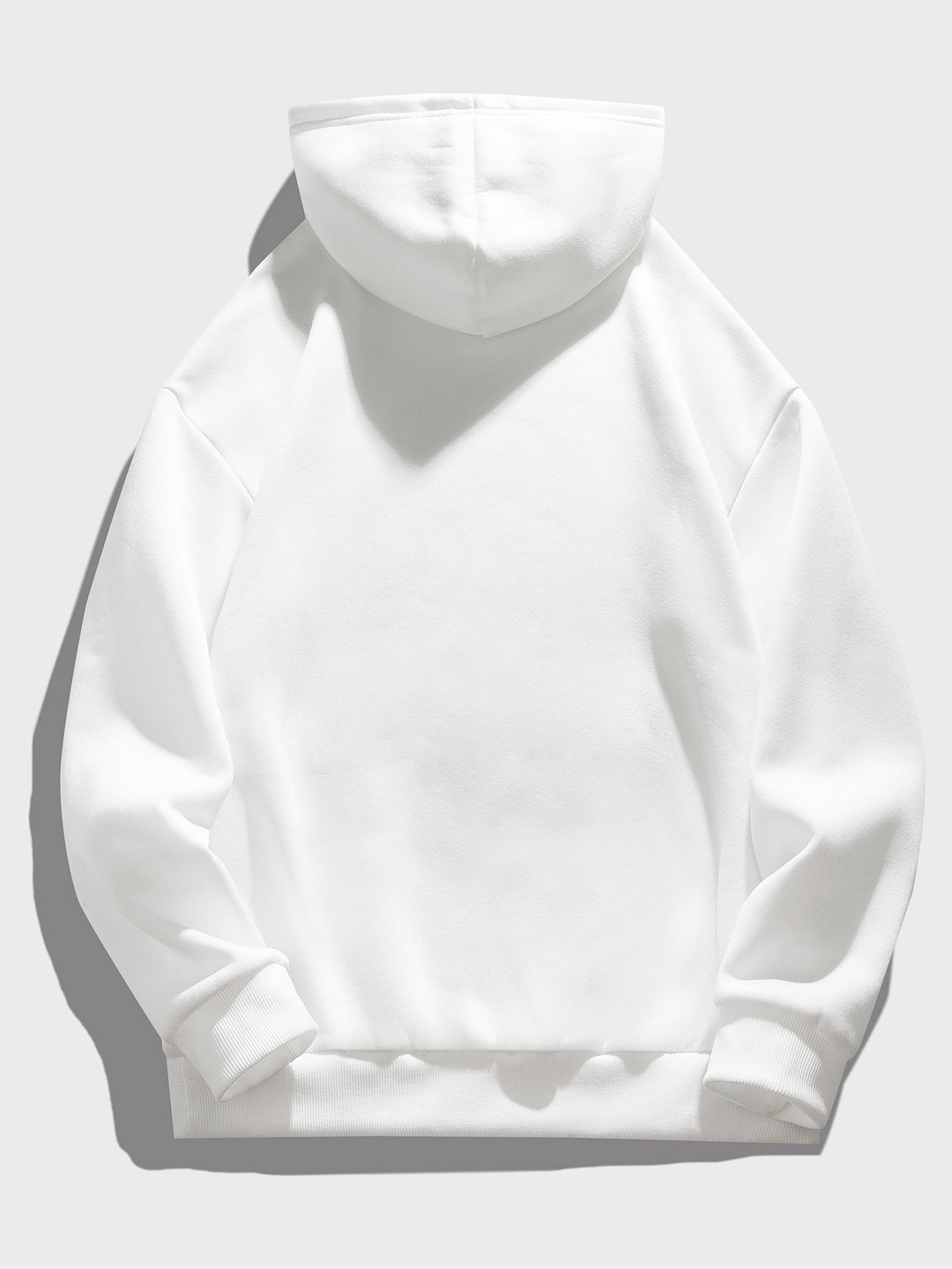 Elegant Knitted Hoodie White