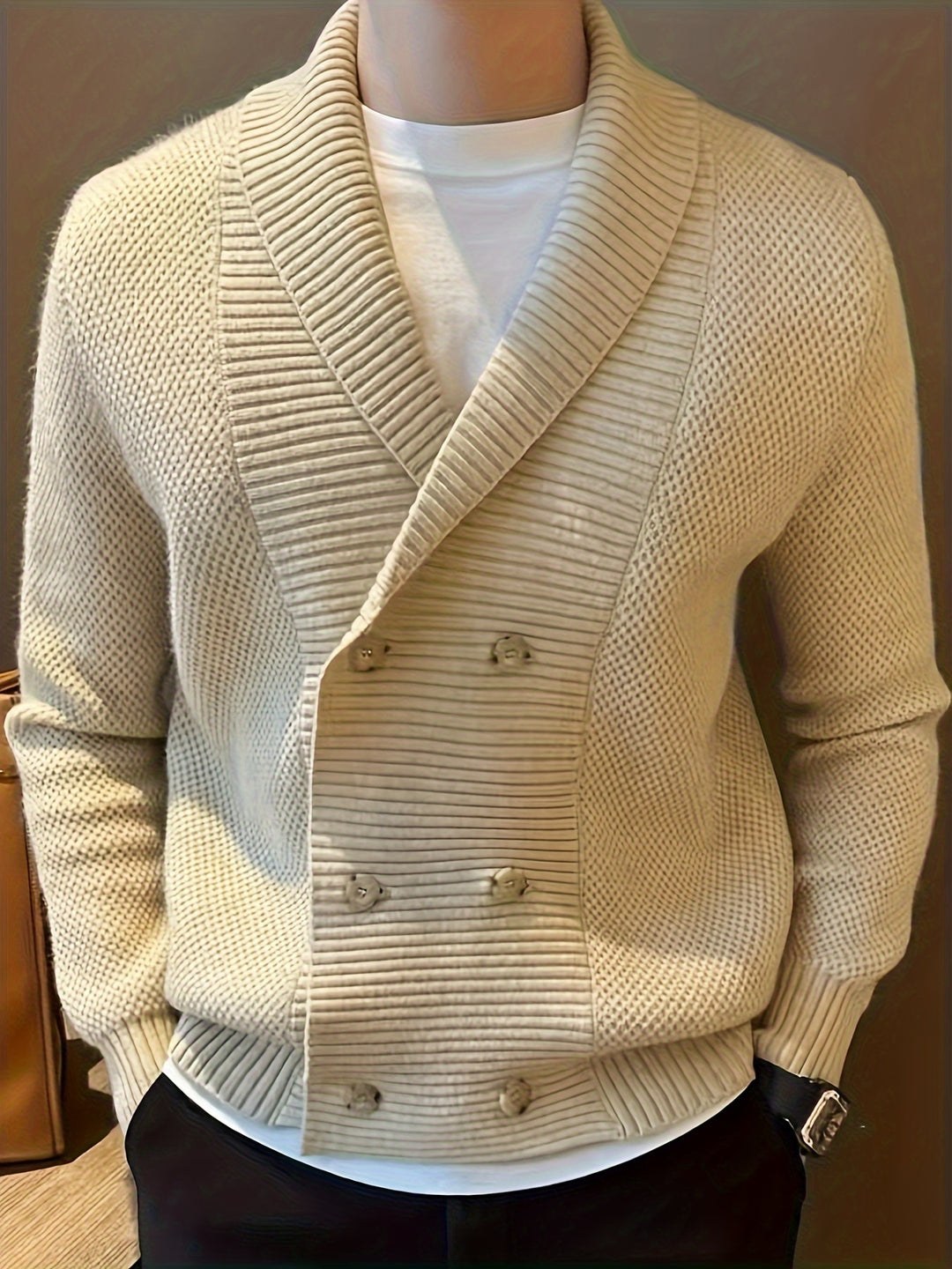 Josh | Elegant Knitted Men's Cardigan