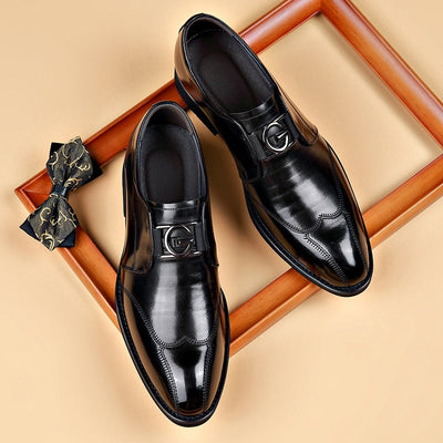 Elegant Leather Brogue Shoe